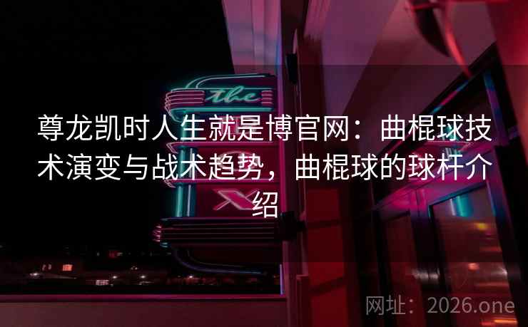 尊龙凯时人生就是博官网:曲棍球技术演变与战术趋势,曲棍球的球杆介绍 尊龙凯时人生就是博官网:曲棍球技术演变与战术趋势,曲棍球的球杆介绍