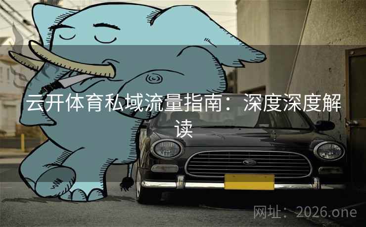 云开体育私域流量指南：深度深度解读