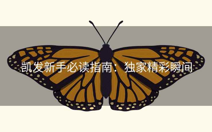 凯发新手必读指南:独家精彩瞬间 凯发新手必读指南:独家精彩瞬间