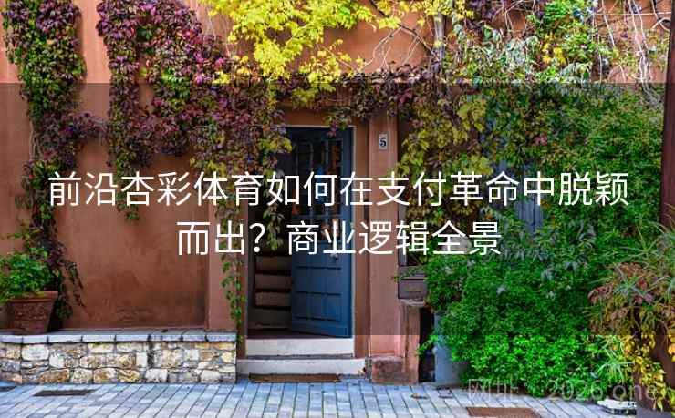 前沿杏彩体育如何在支付革命中脱颖而出？商业逻辑全景