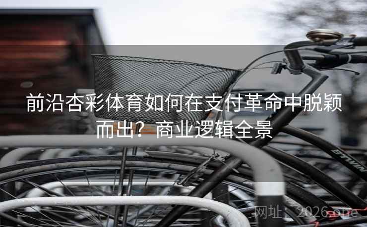 前沿杏彩体育如何在支付革命中脱颖而出?商业逻辑全景 前沿杏彩体育如何在支付革命中脱颖而出?商业逻辑全景